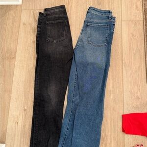 Evereve Black and Blue Women's Jeans